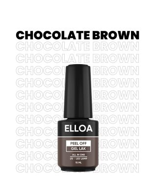 Odstín CHOCOLATE BROWN 🍫 Všechny naše slupovací laky najdete na webu www.elloa.cz 📌 ✅ Snadná aplikace i odstranění ✅...