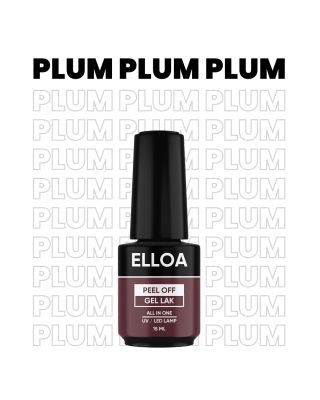 Odstín PLUM 🍁 Všechny naše slupovací laky najdete na webu www.elloa.cz 📌 ✅ Snadná aplikace i odstranění ✅ Rychlá domácí...